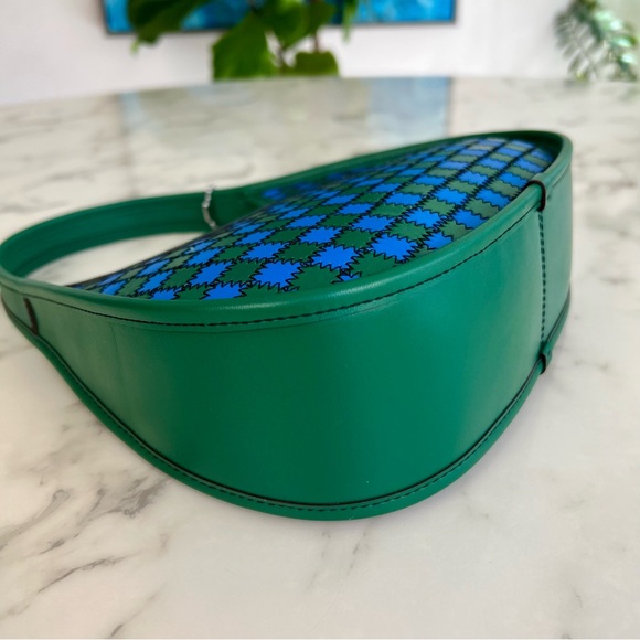 COACH Coachtopia Ergo Shoulder Bag in Mini Checkerboard Upcrafted Leather CK112 - Picture 9 of 14